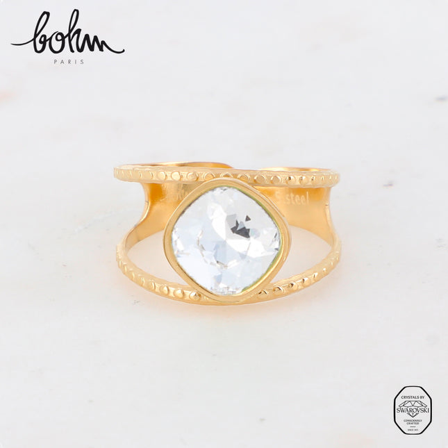 Bague Manoel - cristaux Swarovski® 8mm