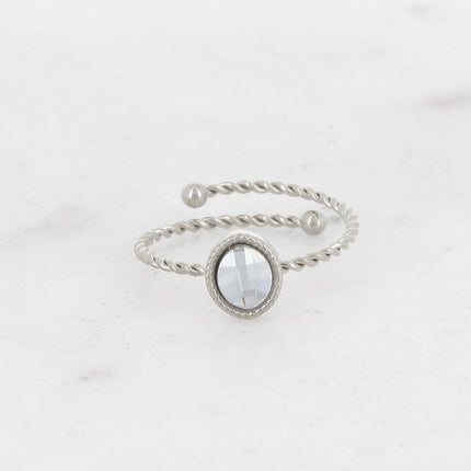 Bague Geyline - cristal oval Swarovski®