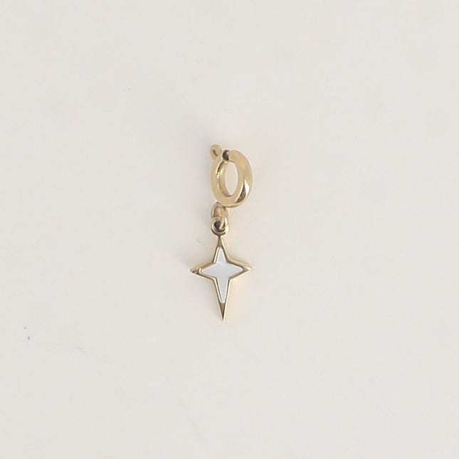Charm Starlitine - étoile et nacre