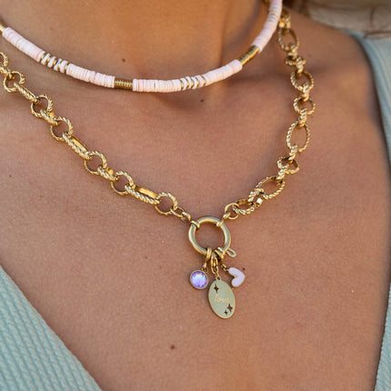Charm Yesenia avec coeur émaillé