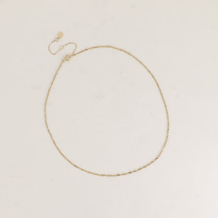 Collier - maille torsadée 42CM