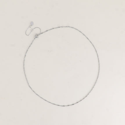 Collier - maille torsadée 42CM