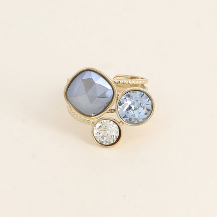 Bague trilogie - ornée de cristaux Swarovski®