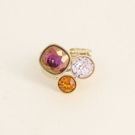 Bague trilogie - ornée de cristaux Swarovski®