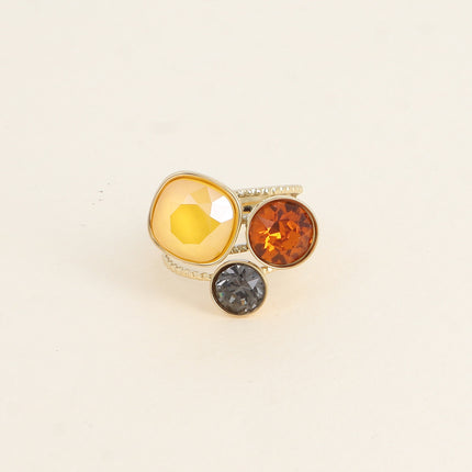 Bague Trilogie - ornée de cristaux Swarovski®
