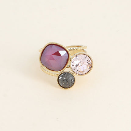 Bague Trilogie - ornée de cristaux Swarovski®