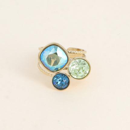 Bague Trilogie - ornée de cristaux Swarovski®