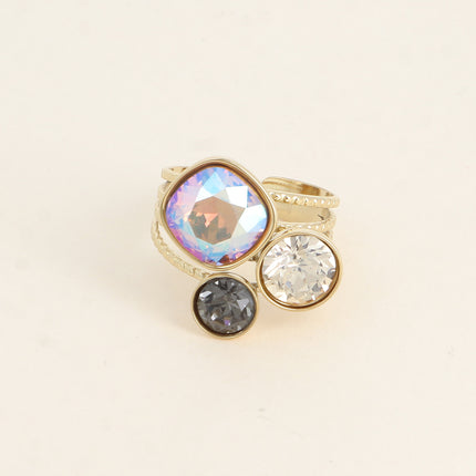 Bague Trilogie - ornée de cristaux Swarovski®