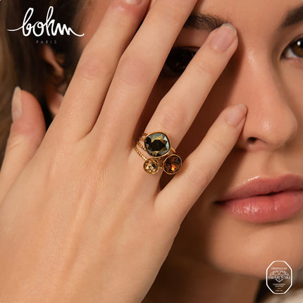 Trilogy Ring - embellished with Swarovski® crystals