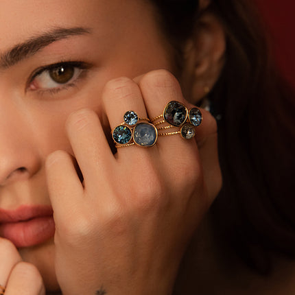 Bague Trilogie - cristaux Swarovski®