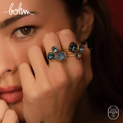 Trilogy Ring - embellished with Swarovski® crystals