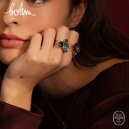 Trilogy Ring - embellished with Swarovski® crystals