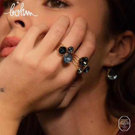 Trilogy Ring - embellished with Swarovski® crystals