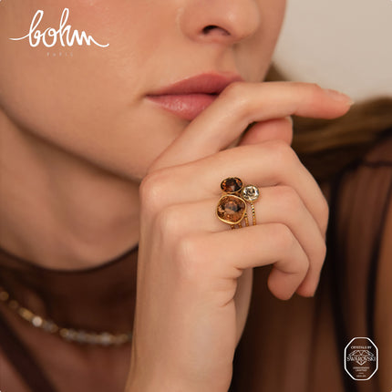 Trilogy Ring - embellished with Swarovski® crystals