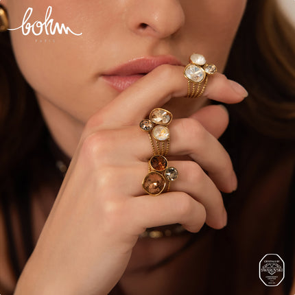 Trilogy Ring - embellished with Swarovski® crystals