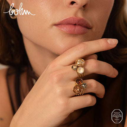 Trilogy Ring - embellished with Swarovski® crystals
