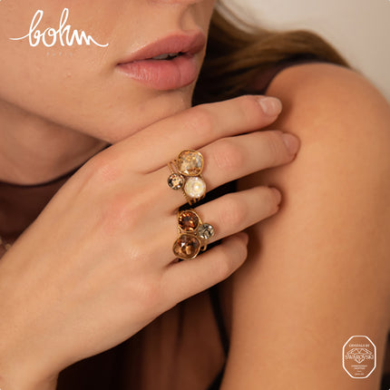 Trilogy Ring - embellished with Swarovski® crystals