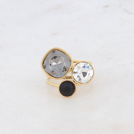 Bague Trilogie - cristaux Swarovski®