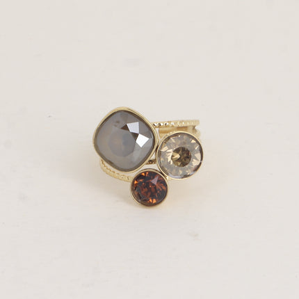 Bague Trilogie - cristaux Swarovski®