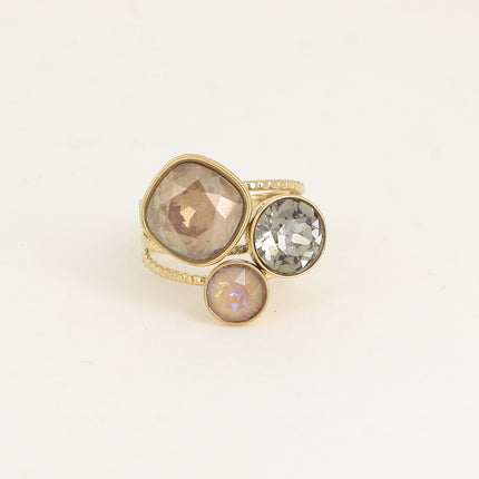 Bague Trilogie - cristaux Swarovski®
