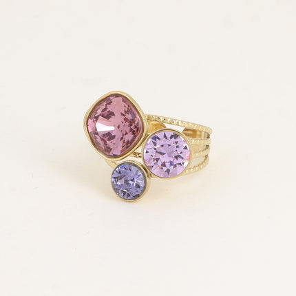 Bague Trilogie - cristaux Swarovski®