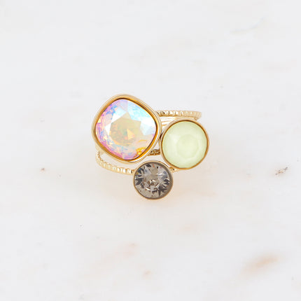 Bague Trilogie - cristaux Swarovski®
