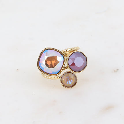 Bague Trilogie - cristaux Swarovski®