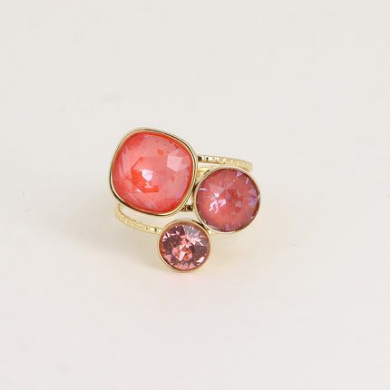 Bague Trilogie - cristaux Swarovski®