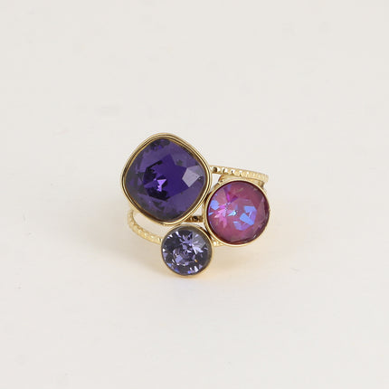 Bague Trilogie - cristaux Swarovski®