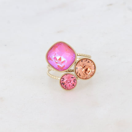 Bague Trilogie - cristaux Swarovski®
