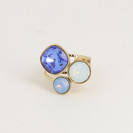 Bague Trilogie - cristaux Swarovski®