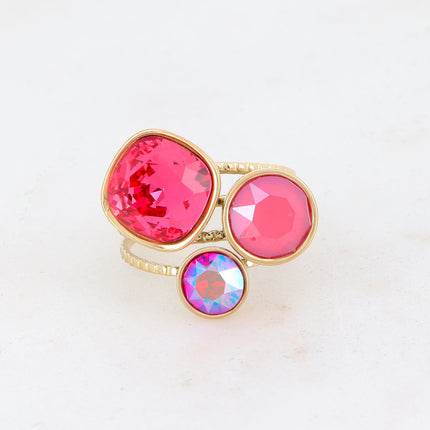Bague Trilogie - cristaux Swarovski®