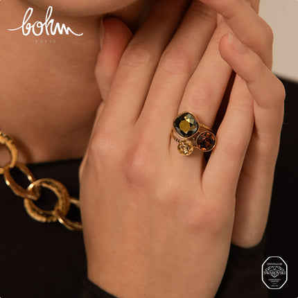 Trilogy Ring - embellished with Swarovski® crystals