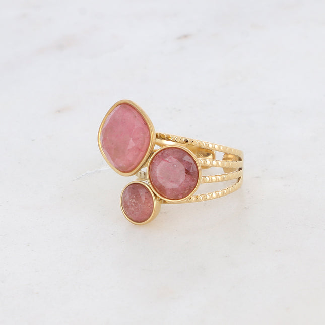 Trilogy Ring – Natural Stones