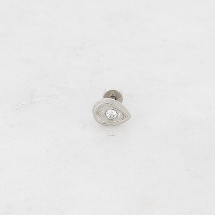 Piercing - goutte et oxyde de zirconium