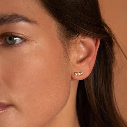 Boucles puces Erica - 3 oxydes de zirconium
