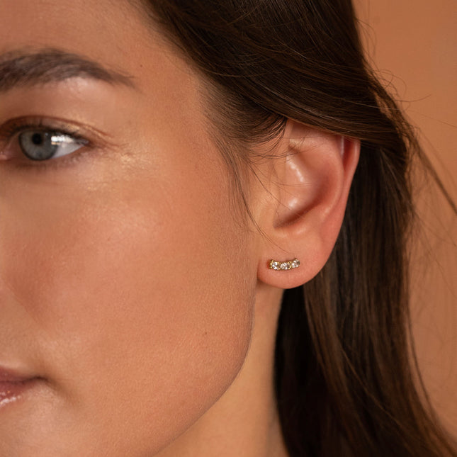 Boucles puces Erica - 3 oxydes de zirconium