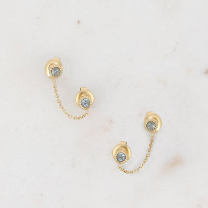 Mono-boucles Floria - 2 oxydes de zirconium