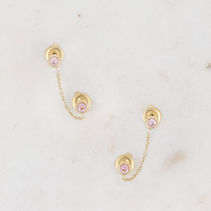 Mono-boucles Floria - 2 oxydes de zirconium