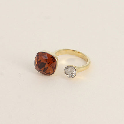 Bague Beata - ornée de 2 cristaux Swarovski®