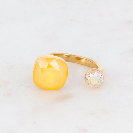 Bague Beata - ornée de 2 cristaux Swarovski®