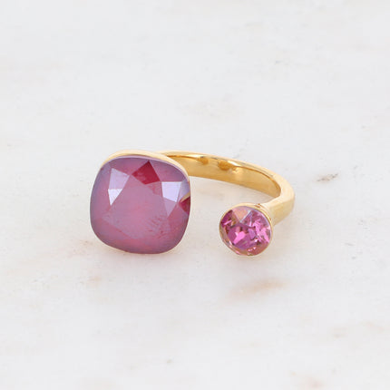 Bague Beata - ornée de 2 cristaux Swarovski®