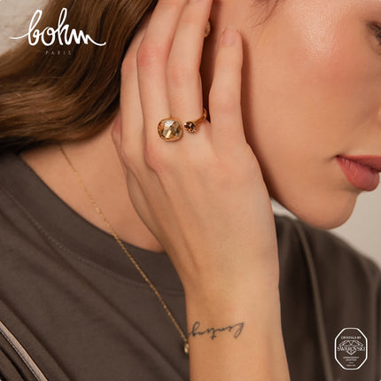 Beata Ring - adorned with 2 Swarovski® crystals