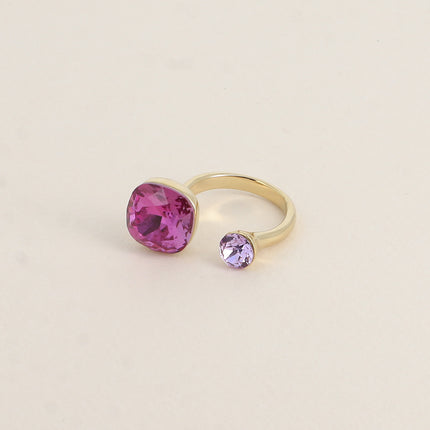 Bague Beata - ornée de 2 cristaux Swarovski®