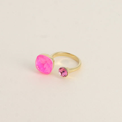 Bague Beata - ornée de 2 cristaux Swarovski®