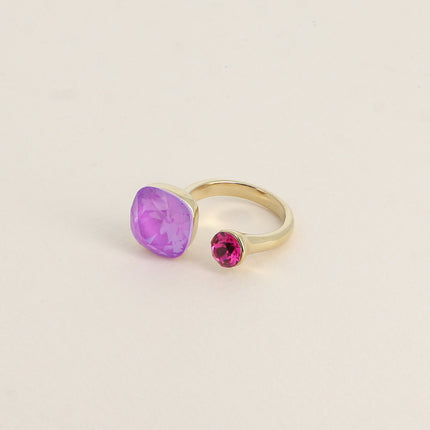 Bague Beata - ornée de 2 cristaux Swarovski®