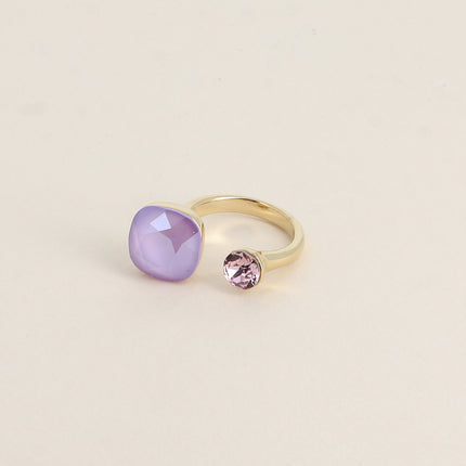 Bague Beata - ornée de 2 cristaux Swarovski®