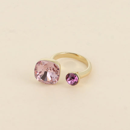 Bague Beata - ornée de 2 cristaux Swarovski®