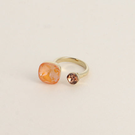 Bague Beata - ornée de 2 cristaux Swarovski®