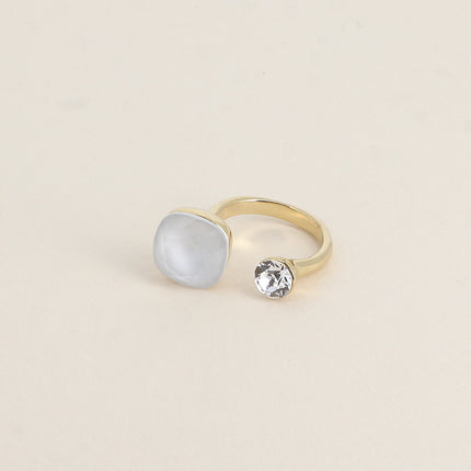 Bague Beata - ornée de 2 cristaux Swarovski®